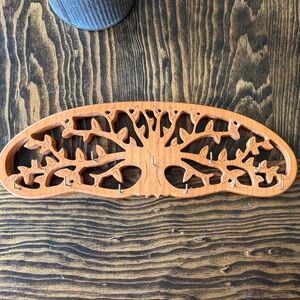Wooden Leaf Design Wall Art